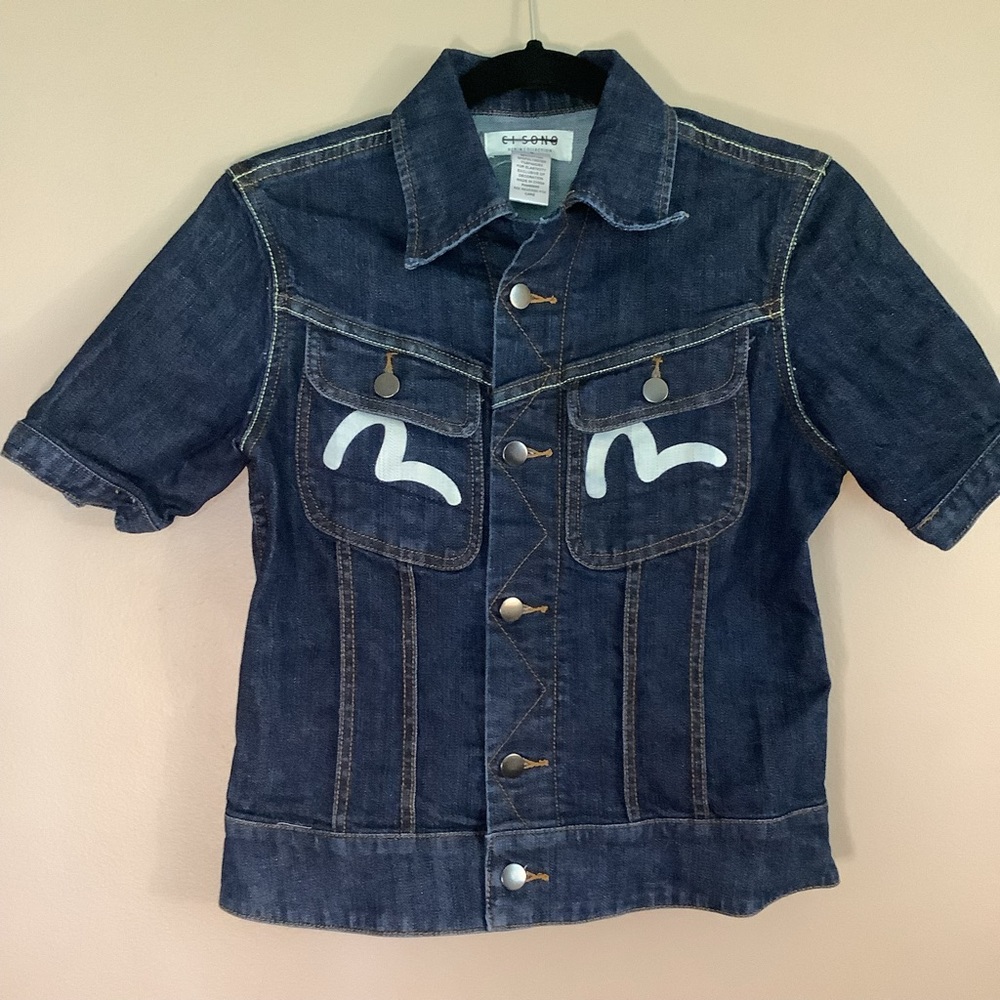 CI Sono Womens Denim sz Small pre-owned‎